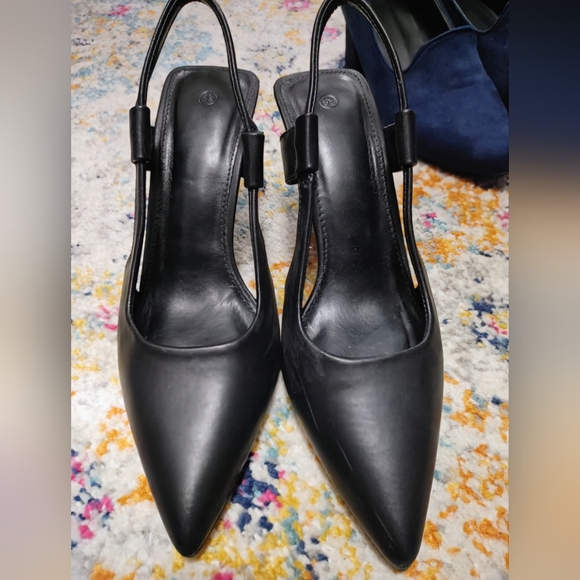 👠Elegant Women's Heels in Black, Navy, Blue, and Cream - Picture 8 of 10